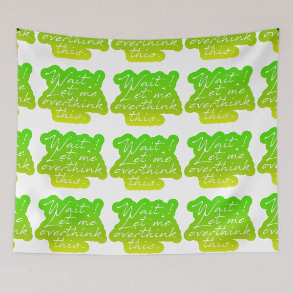 Item preview, Green rainbow wait let me overthink this designed and sold by Anne Londez Studio.