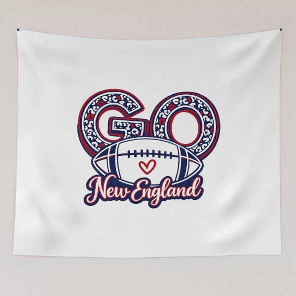 Item preview, Go New England Football Heart Fan Apparel designed and sold by AlejandreEd.