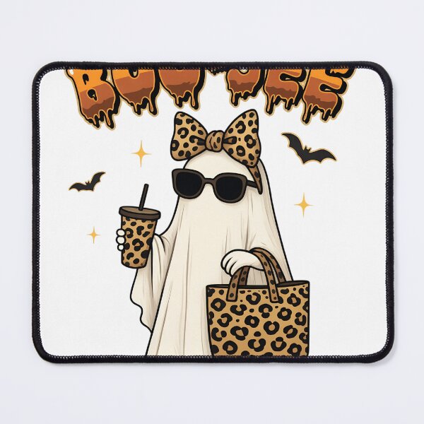 Item preview, Boo Jee Halloween Ghost Cute Leopard Print T-Shirt designed and sold by HUTEND.