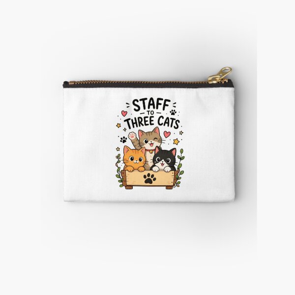 Item preview, Staff to Three Cats Cute Kitten Box Design designed and sold by SoyLamderma.