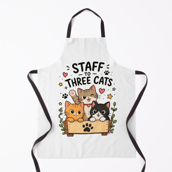 Item preview, Staff to Three Cats Cute Kitten Box Design designed and sold by SoyLamderma.