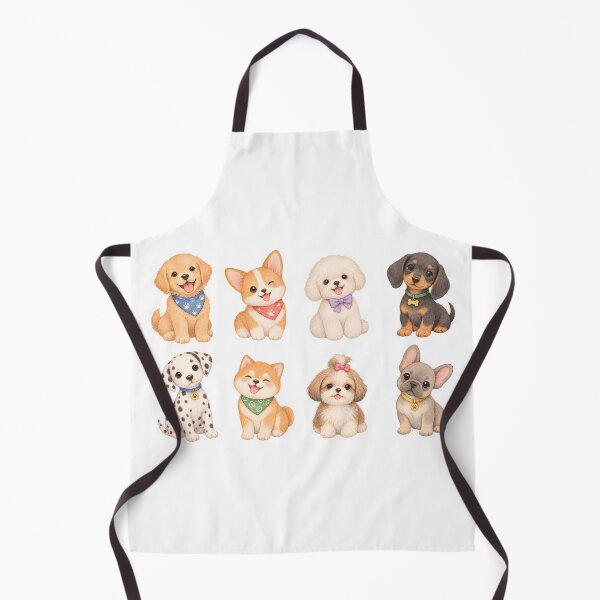 Item preview, Cute Watercolor Dogs – Puppy Illustration designed and sold by Lyannaadesign.