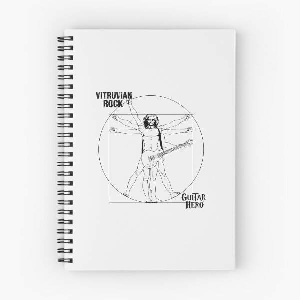 Item preview, Rock Vitruvian Man Playing Guitar designed and sold by LorenaTowne.