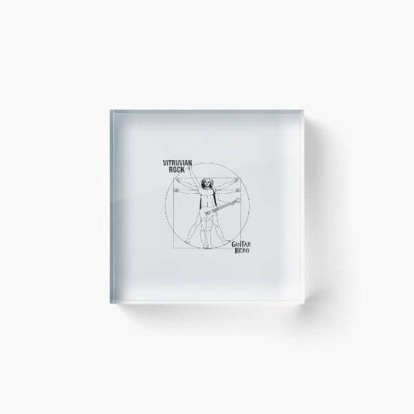 Item preview, Rock Vitruvian Man Playing Guitar designed and sold by LorenaTowne.