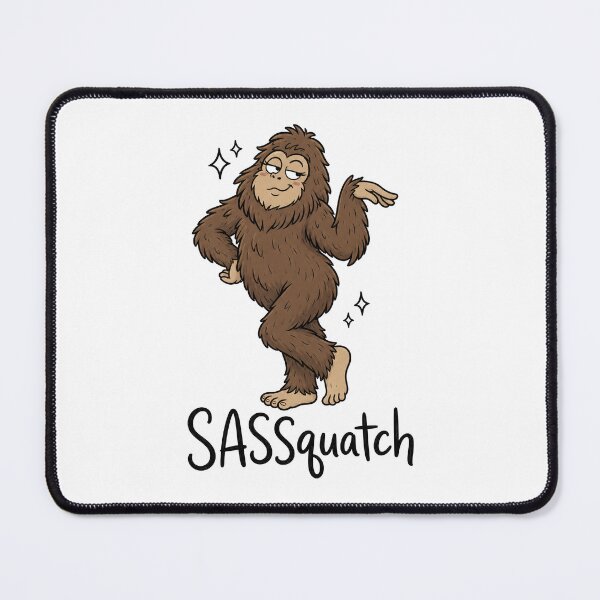 Item preview, Sassquatch Sassy Sasquatch Funny Bigfoot Cartoon designed and sold by ShirtWreck.