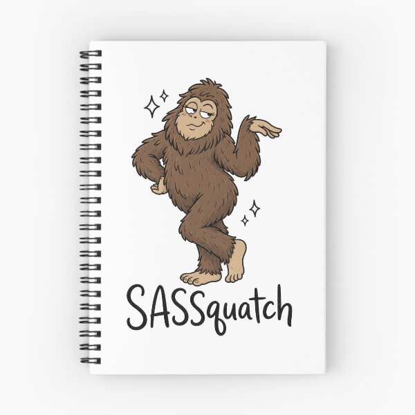 Item preview, Sassquatch Sassy Sasquatch Funny Bigfoot Cartoon designed and sold by ShirtWreck.