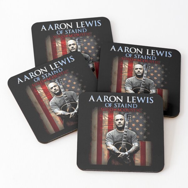 Item preview, Aaron Lewis Staind Solo Acoustic American Flag designed and sold by coinpluz.