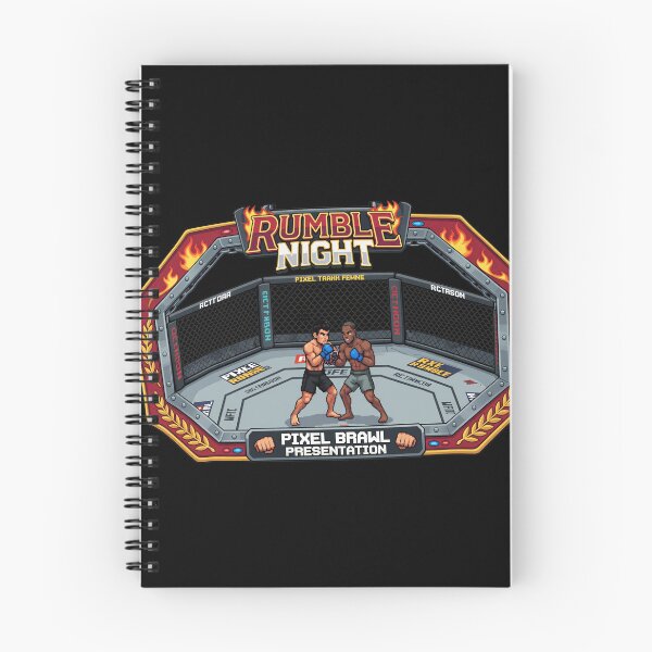 Item preview, Rumble Night Pixel Brawl Retro MMA Art designed and sold by ALLETAMCCRICK.