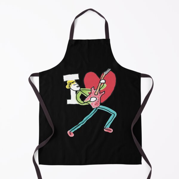 Item preview, Stick Figure Rocker I Heart Music Drawing designed and sold by LorenaTowne.