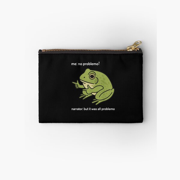 Item preview, Funny Frog MEME No Problemo  designed and sold by Beanimilki.