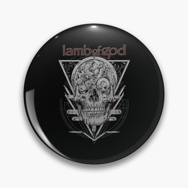 Item preview, Lamb of God triangle skull designed and sold by halierzumi.
