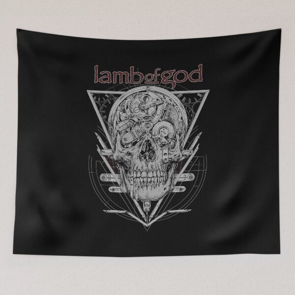 Item preview, Lamb of God triangle skull designed and sold by halierzumi.