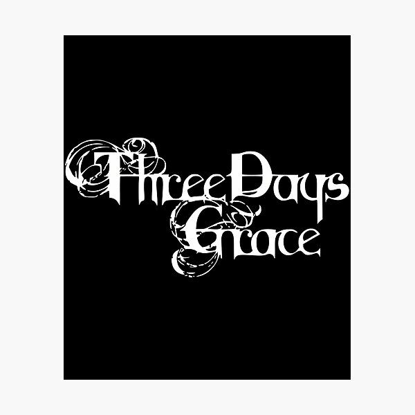 Aperçu de l'œuvre Logo HD de Three Days Grace (Version 3) créée et vendue par fiat-slatin-art.