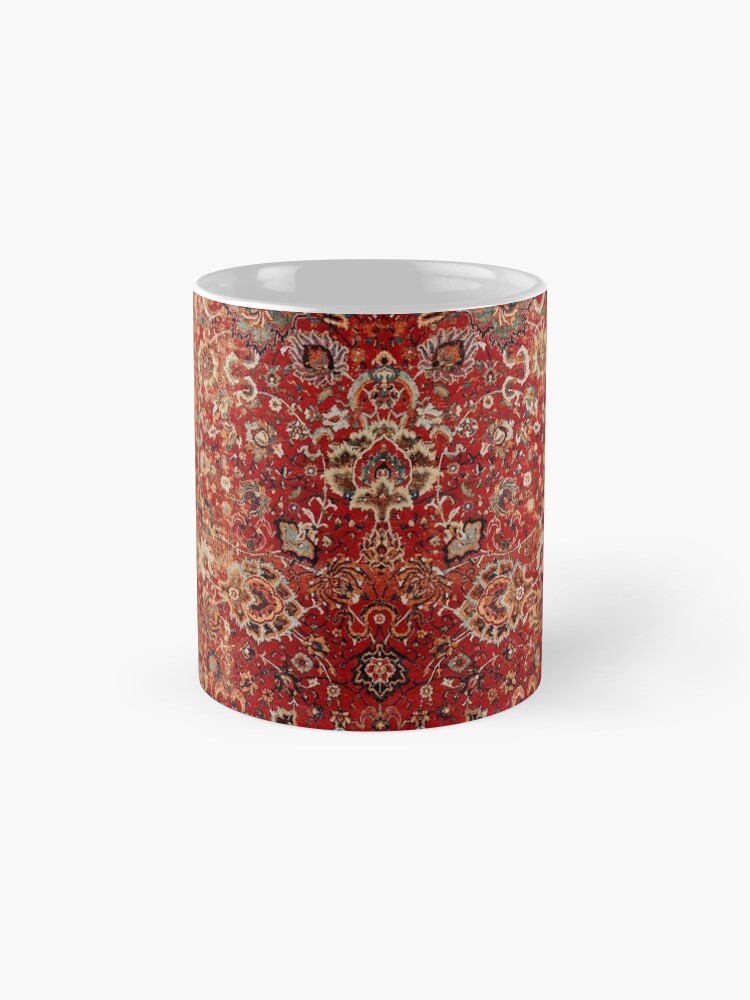 Thumbnail 4 of 6, Coffee Mug, 17th Century Afghanistan Rug Print designed and sold by bragova.