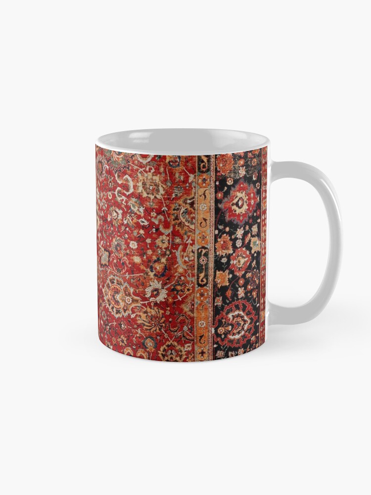 Thumbnail 5 of 6, Coffee Mug, 17th Century Afghanistan Rug Print designed and sold by bragova.