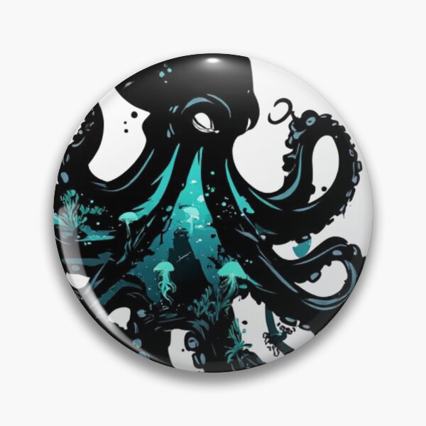 Item preview, The Secret of the Cyan Octopus designed and sold by KinoDesign.