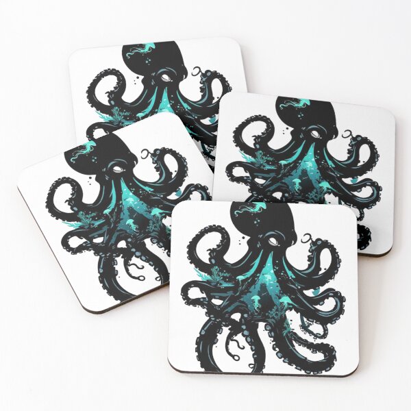 Item preview, The Secret of the Cyan Octopus designed and sold by KinoDesign.