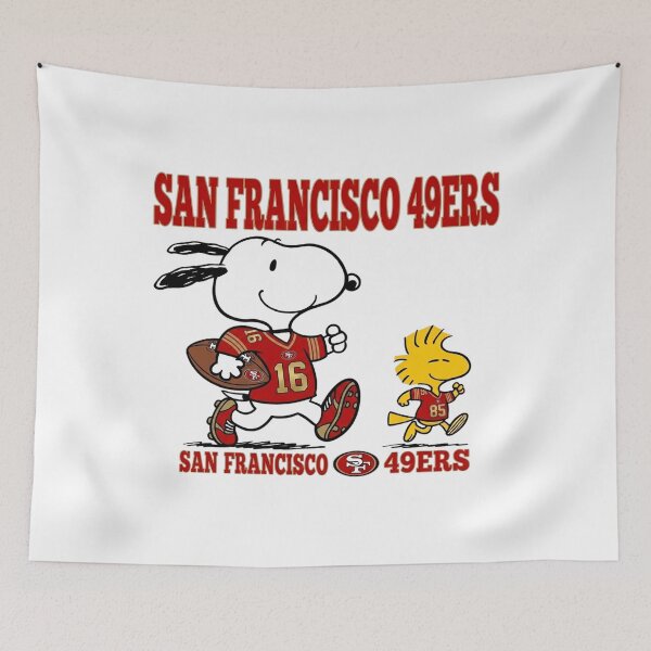Item preview, Snoopy  San Francisco 49ers Game Day Football Fan Art designed and sold by CaneufeyCip.
