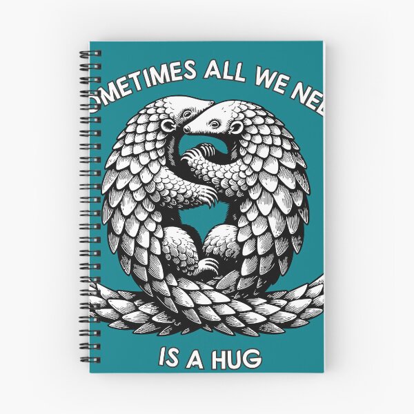 Item preview, Cute Pangolin Hug – All We Need Is A Hug designed and sold by Litely.