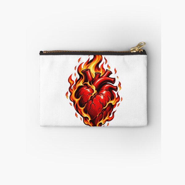 Item preview, Burning Heart – Fiery Anatomical Heart 3D designed and sold by Flower-Of-Life1.
