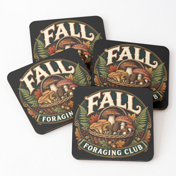 Item preview, Autumn Foraging Club Mushroom Emblem designed and sold by Fun2Fentastic.