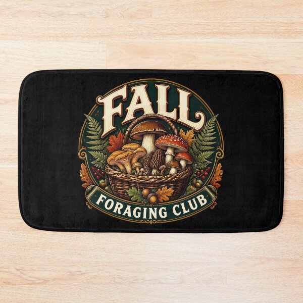 Item preview, Autumn Foraging Club Mushroom Emblem designed and sold by Fun2Fentastic.