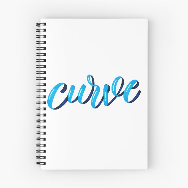 Item preview, Curve – Brush Pen Handmade Calligraphy Digital Art Design designed and sold by Neha-Daily-Art.