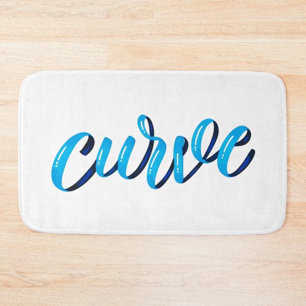 Item preview, Curve – Brush Pen Handmade Calligraphy Digital Art Design designed and sold by Neha-Daily-Art.