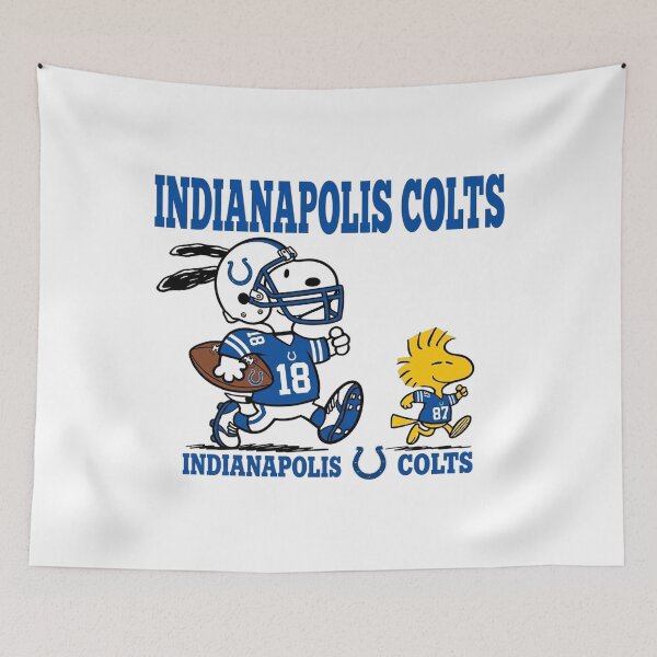 Item preview, Snoopy Indianapolis Colts Game Day Football Fan Art designed and sold by CaneufeyCip.