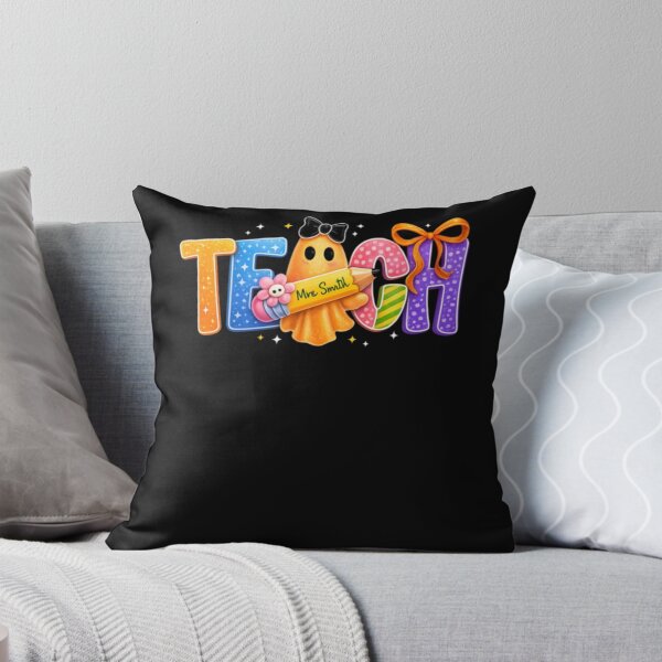 Item preview, Personalized Name Preppy Teach Boo Ghost Coquette Halloween designed and sold by AARABwino.