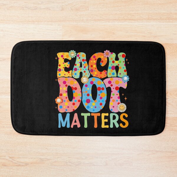 Item preview, Each Dot Matters Colorful Polka Dot Smiley Flower Design designed and sold by varin-studio.