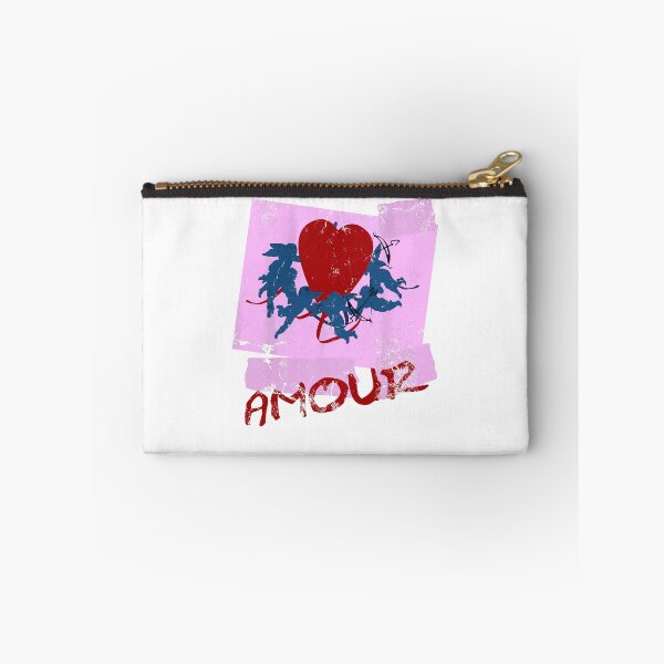 Item preview, Amour Red Heart Blue Cupids Vintage Pink Poster French Love Romantic Fan Apparel designed and sold by slmfams.