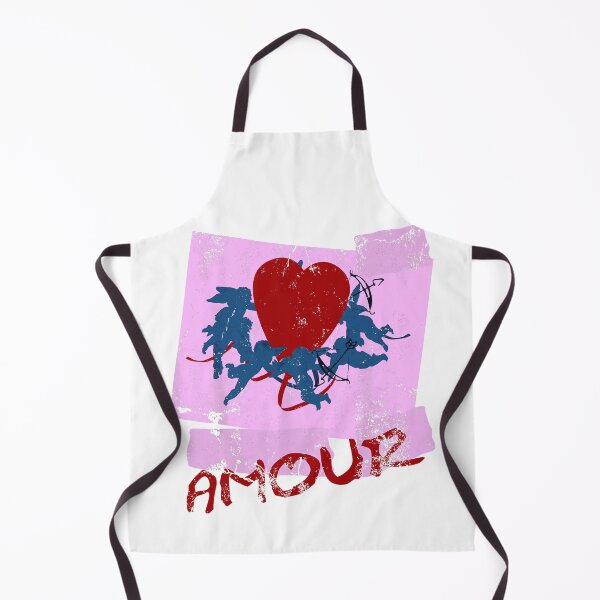 Item preview, Amour Red Heart Blue Cupids Vintage Pink Poster French Love Romantic Fan Apparel designed and sold by slmfams.
