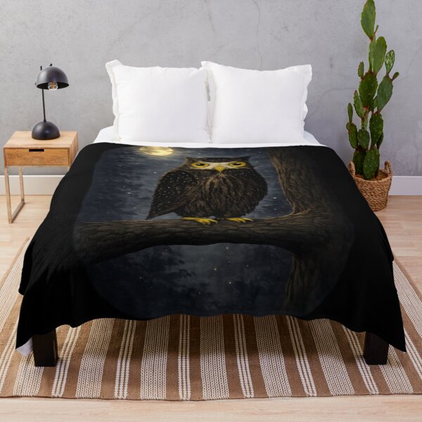 Item preview, Moonlit Owl Guardian designed and sold by blankTeeShirt.