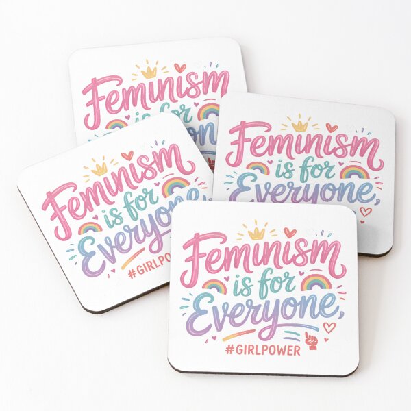 Item preview, Feminism Is For Everyone — Colorful Hand Lettering Design designed and sold by LoFizzy.
