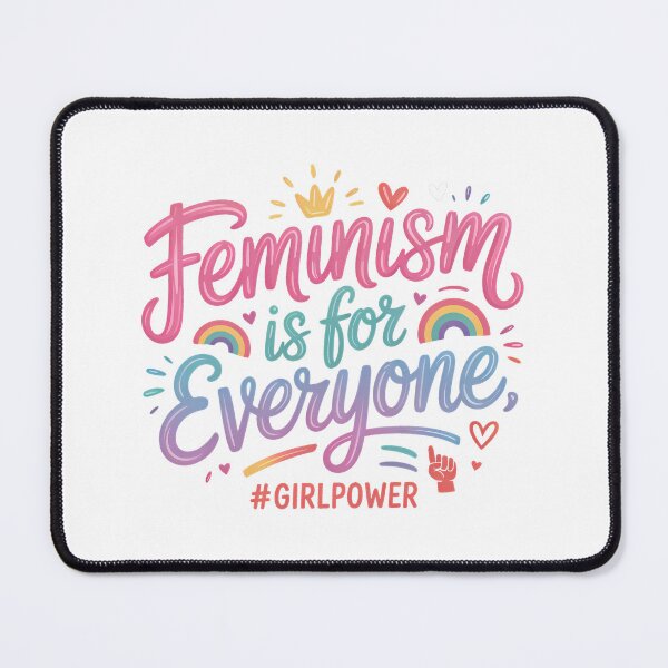 Item preview, Feminism Is For Everyone — Colorful Hand Lettering Design designed and sold by LoFizzy.