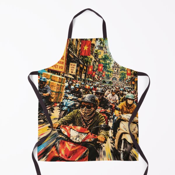 Item preview, Vietnam Traffic Chaos designed and sold by Wanderdreaming.