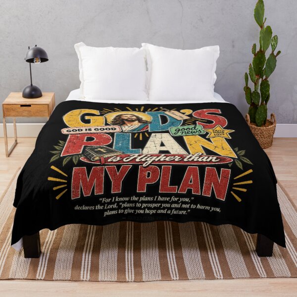Item preview, Gods Plan Is Higher Than My Plan Vintage Bible Verse Design designed and sold by TheHellIWontSh.