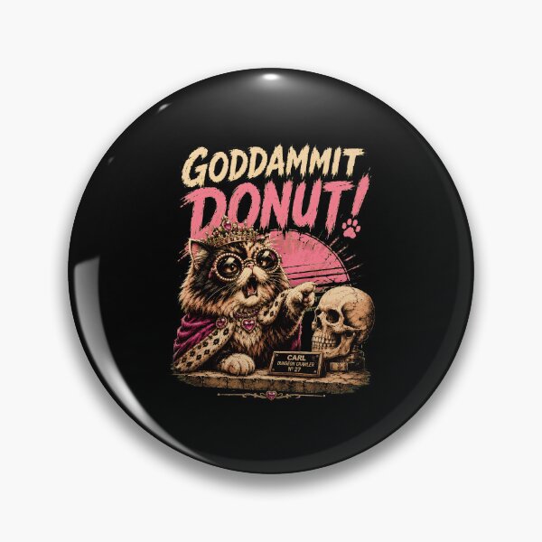 Item preview, Funny Cat Crown Skull Vintage Retro Graphic  designed and sold by MorgiaKmar.