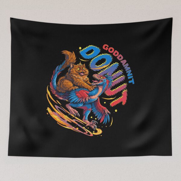 Item preview, Retro Cat Dinosaur Pixel Art  designed and sold by JamenMasch1.
