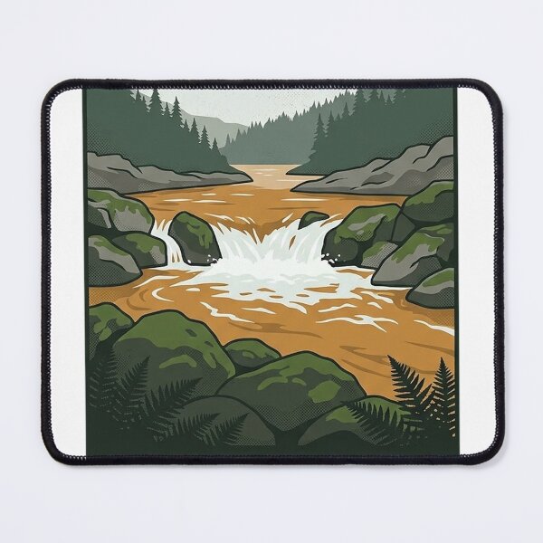Item preview, Litnik River Afognak Island Alaska Sticker designed and sold by DetourDgn.