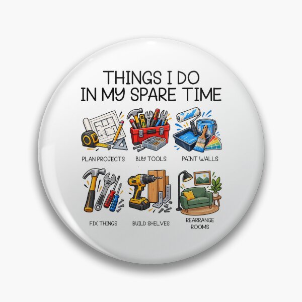 Item preview, Things I Do In My Spare Time Funny Handyman designed and sold by LounisArt.