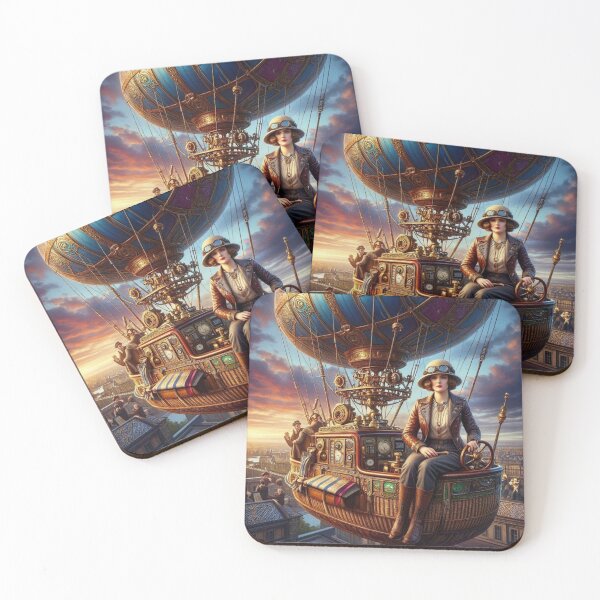 Item preview, airship flight designed and sold by ThatRockChic.