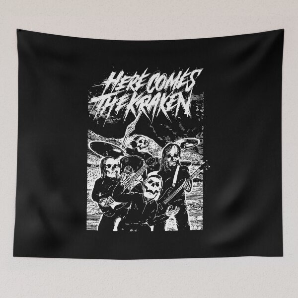 Item preview, HERE COMES THE KRAKEN BAND designed and sold by Racerapex.