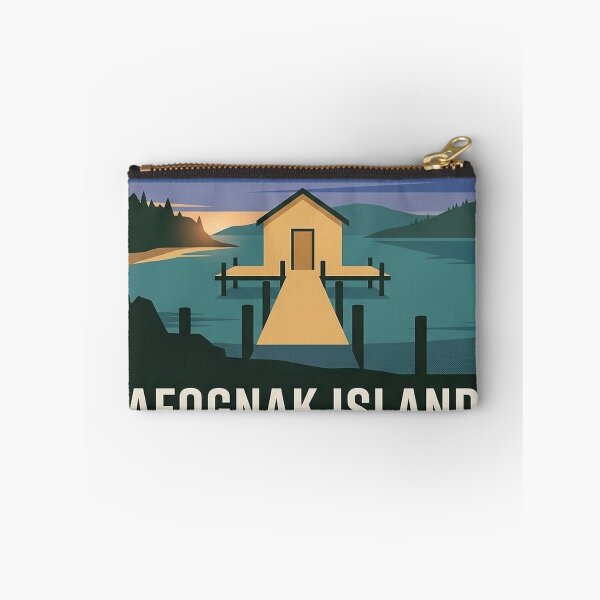 Item preview, Discoverer Bay Afognak Island Alaska Sticker designed and sold by DetourDgn.