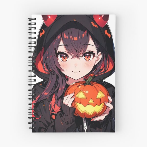 Item preview, Spooky Cute Chibi Demon Girl Red Eyes Halloween designed and sold by AnimDream .