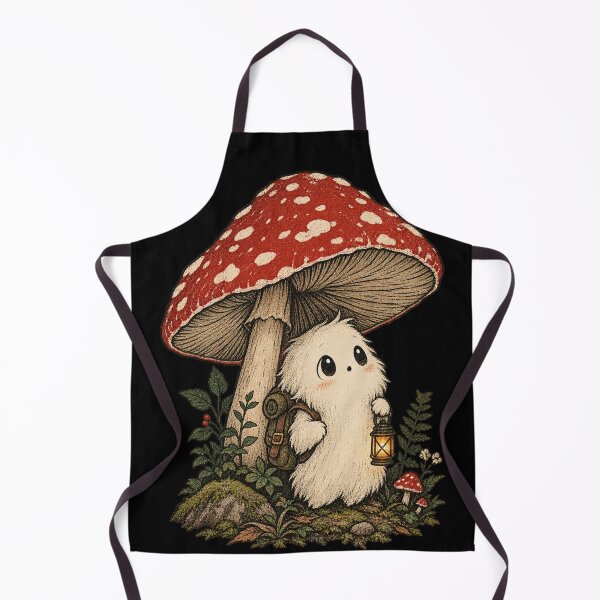Item preview, Cute Mushroom Ghost Forest Explorer designed and sold by Shanker-studio.