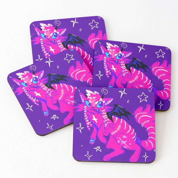 Item preview, Neon Starry Dragon-Cat designed and sold by Ratopartly.