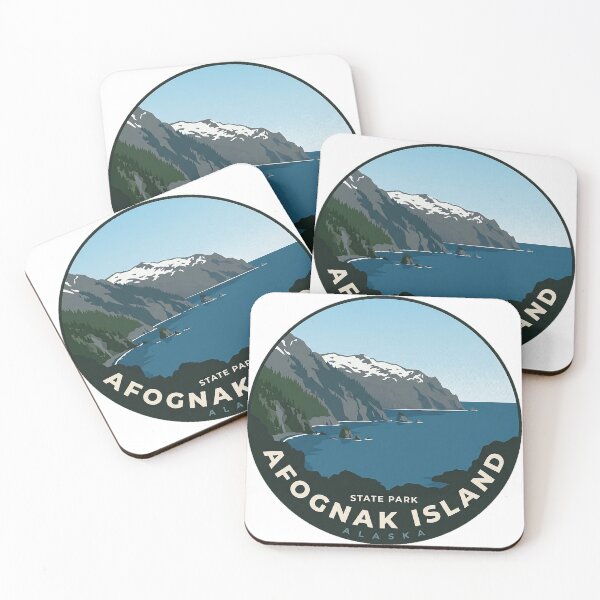 Item preview, Afognak Island State Park Kazakof Bay Sticker designed and sold by DetourDgn.