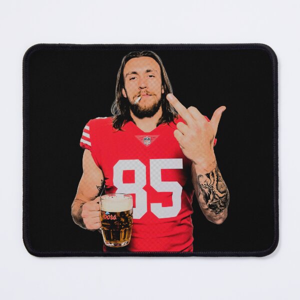 Item preview, San Francisco 49ers George Drinking & Middle Finger designed and sold by IreneMeyerr.